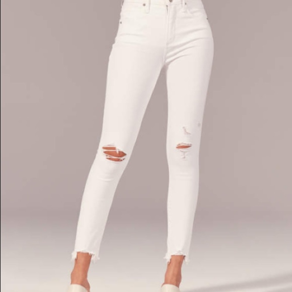 Simone High Rise Ankle Ripped Jean